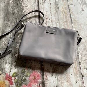 Gray Kate spade purse